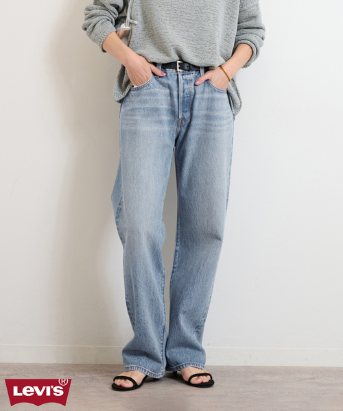 みー 　27サイズ　デニムパンツ ブルー JY4515 Levi's 「Levi's」 加工デニムパンツ 27 ブルー レディース