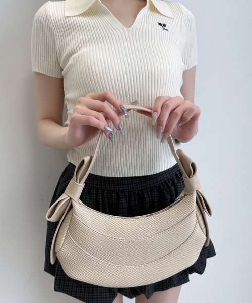 早い者勝ち⭐︎美品 ANTEPRIMA ゴールド ハンド ショルダー リボン