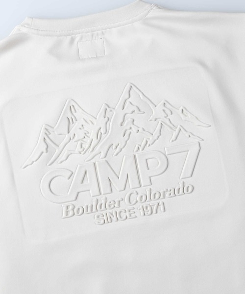 「CAMP7」 半袖Tシャツ M オフホワイト メンズ
