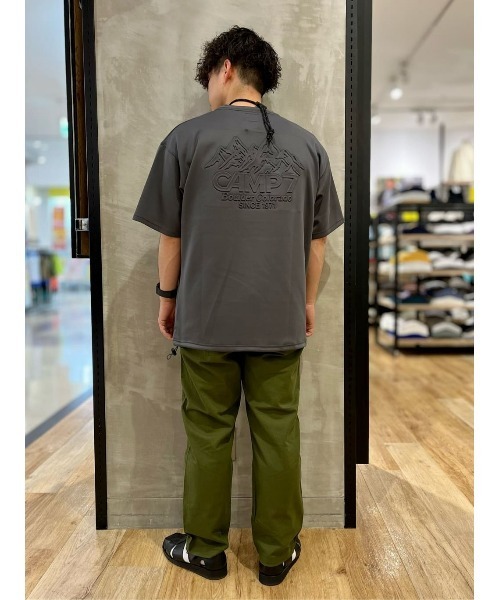 「CAMP7」 半袖Tシャツ M オフホワイト メンズ