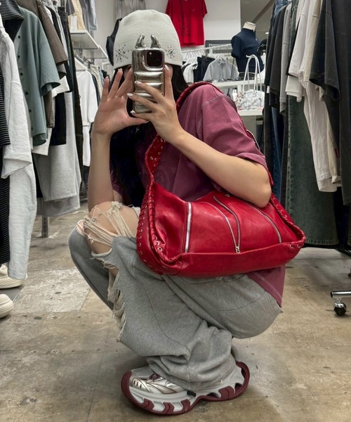 Chikashitsu+（チカシツプラス） ショルダーバッグ メンズ レディース