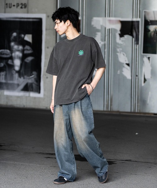 「Rocky Monroe」 「gram.」半袖Tシャツ L パープル メンズ