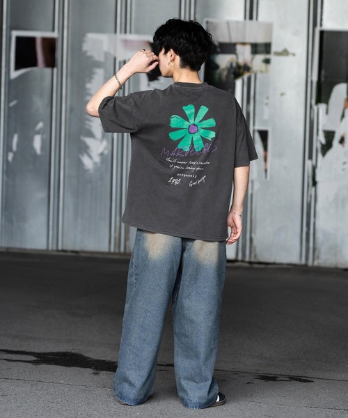 「Rocky Monroe」 「gram.」半袖Tシャツ L パープル メンズ