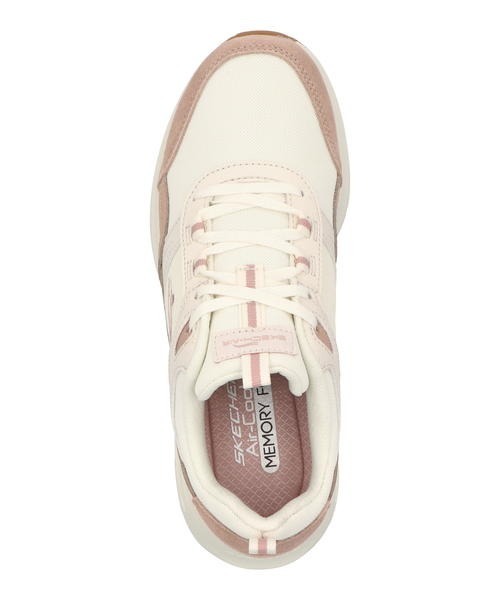 「SKECHERS」 ローカットスニーカー 24.0cm オフホワイト レディース