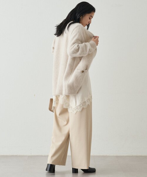 新品未使用】LOUNGEDRESS レースキャミ アイボリー Loungedress