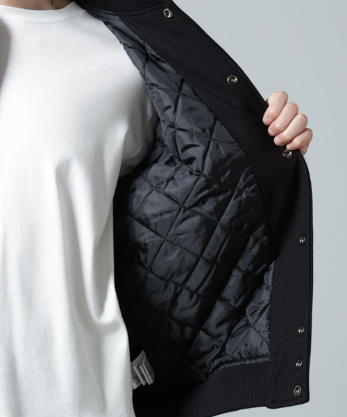 NANO universe（ナノ・ユニバース） スタジャン L ブラック メンズ