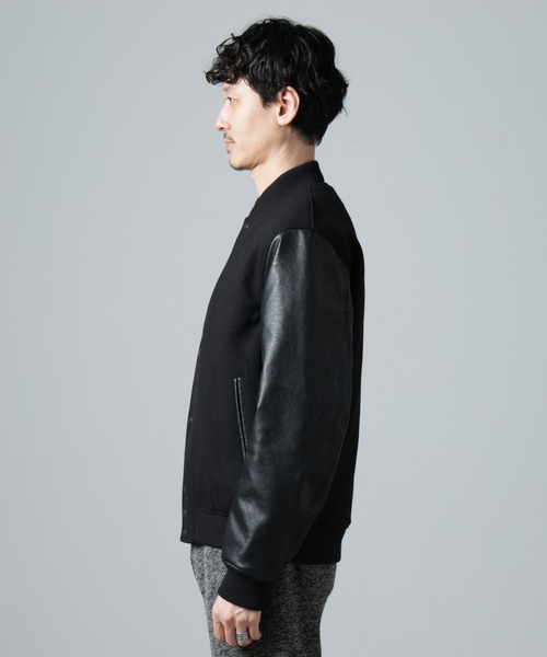 NANO universe（ナノ・ユニバース） スタジャン L ブラック メンズ