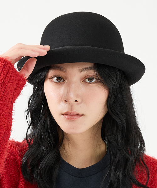 glamb フェルトハット （ブラックで glamb 2024 春 先行予約 3月下旬〜4月上旬入荷予定 グラム