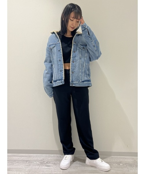 「GAP」 デニムジャケット S ライトインディゴブルー メンズ