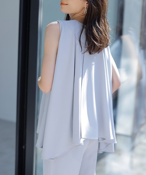 「anuans」 セットアップ FREE ネイビー レディース_画像3