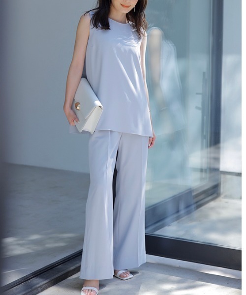 「anuans」 セットアップ FREE ネイビー レディース_画像5