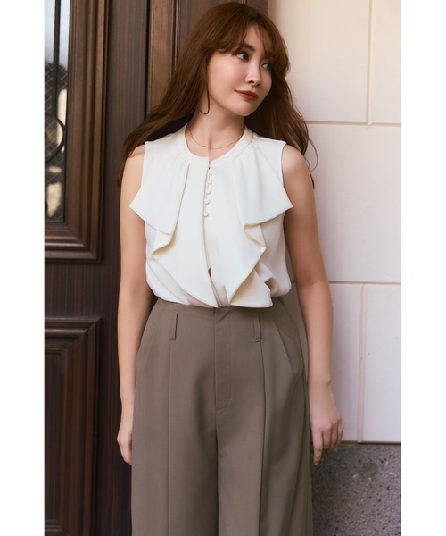 Her lip to ブラウス シャツ Fleurine Ruffle Blouse レディース