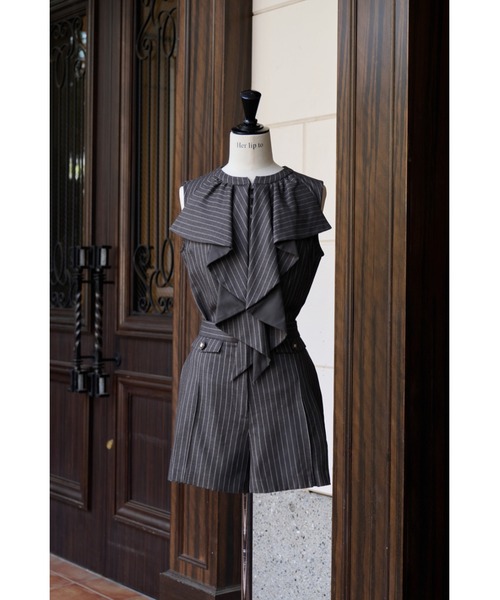 Her lip to ブラウス シャツ Fleurine Ruffle Blouse レディース