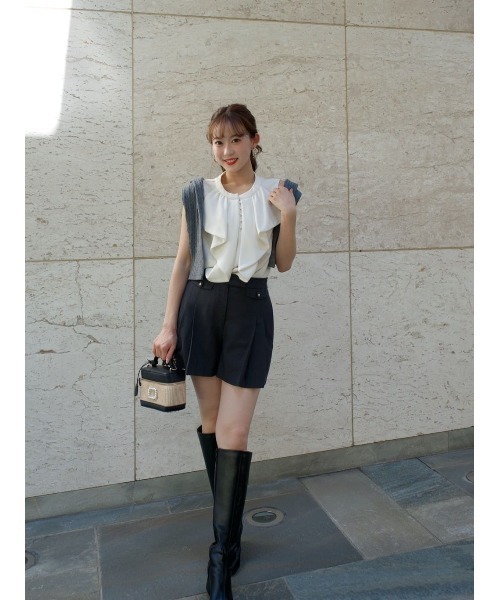 Her lip to ブラウス シャツ Fleurine Ruffle Blouse レディース