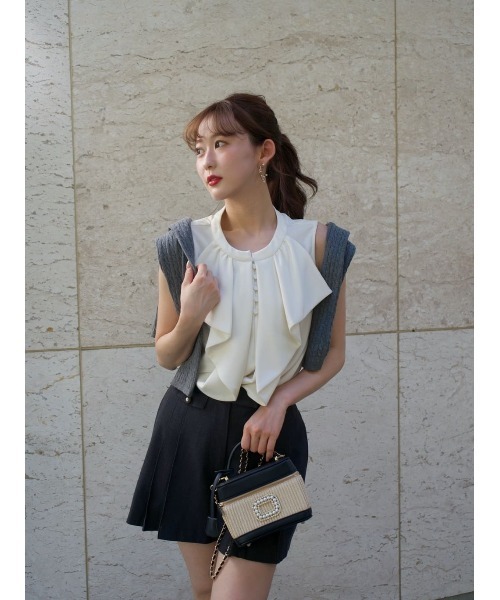 Her lip to ブラウス シャツ Fleurine Ruffle Blouse レディース