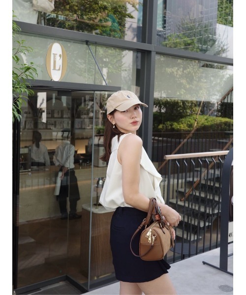 シャツ+ブラウス(半袖+袖なし) herlipto Fleurine Ruffle Blouse Fleurine Ruffle Blouse（シャツ/ブラウス）｜Her lip to（ハーリップ