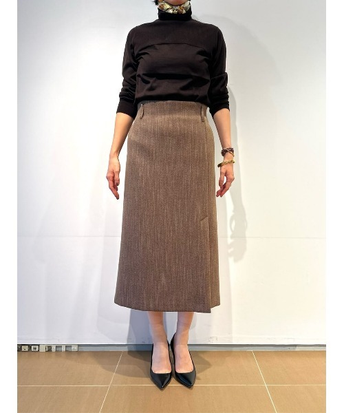 COLUMN（コラム） スカート COLUMN / ヘリンボーンタイトスカート