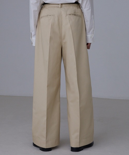 LUENNA チノパン 「LUENNA」Wide Straight Chino Pants / ワイド