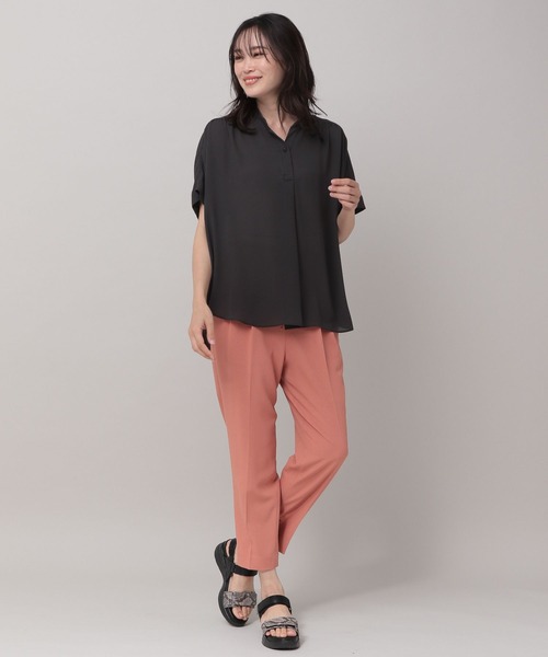 「Elura」 半袖ブラウス SMALL ライトベージュ レディース_画像3