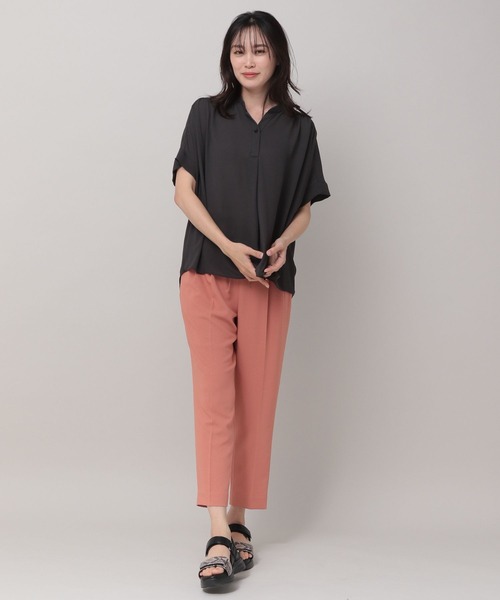 「Elura」 半袖ブラウス SMALL ライトベージュ レディース_画像4