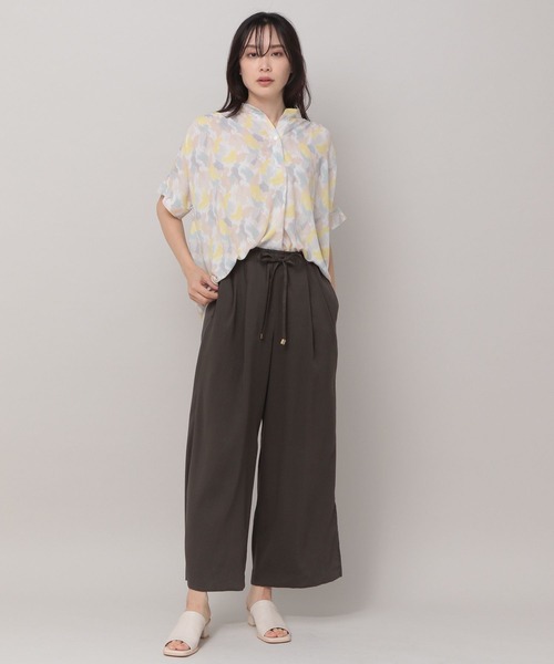 「Elura」 半袖ブラウス SMALL ライトベージュ レディース_画像8