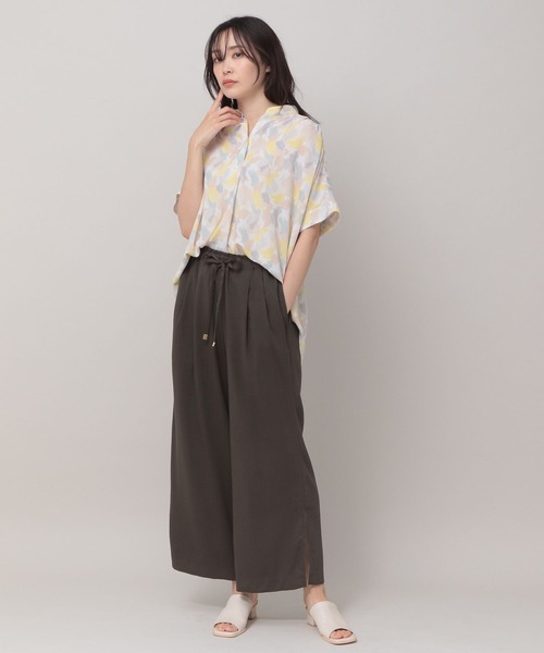 「Elura」 半袖ブラウス SMALL ライトベージュ レディース_画像9