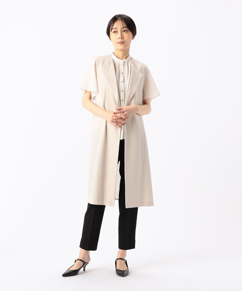ベスト ジレ TCポンチ ジレ レディースの画像