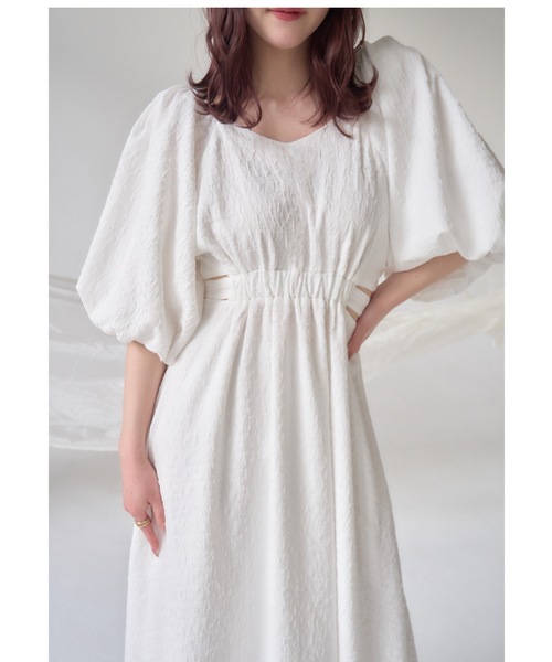 「mellowneon」 半袖ワンピース SMALL ベージュ レディース_画像2