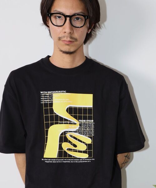 「FFEIN」 半袖Tシャツ LARGE ホワイト メンズ_画像3