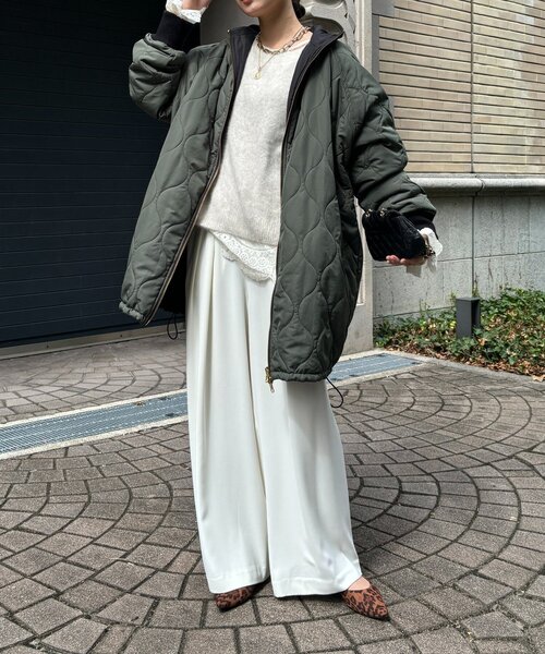 DouDou（ドゥドゥ） コート アウター キルティングリバーシブルコート