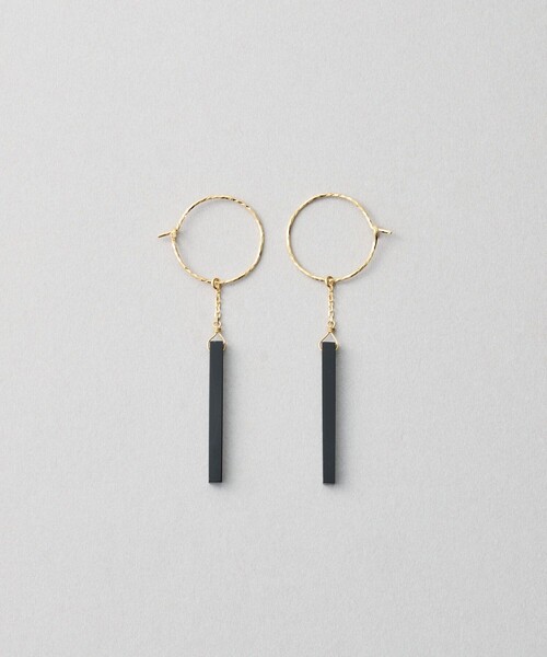 Jouete（ジュエッテ） ピアス ピアス ブラックカルセドニー レディース