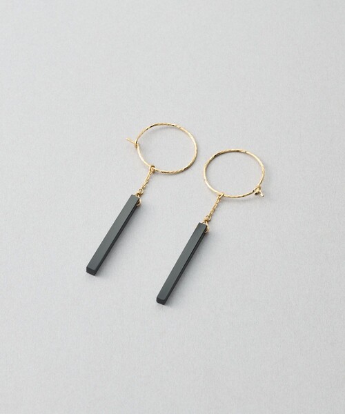 Jouete（ジュエッテ） ピアス ピアス ブラックカルセドニー レディース