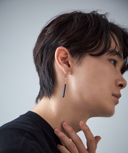Jouete（ジュエッテ） ピアス ピアス ブラックカルセドニー レディース