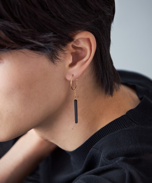 Jouete（ジュエッテ） ピアス ピアス ブラックカルセドニー レディース