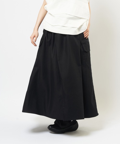 gomme スカート gomme（ゴム） スカート サイドラインフレアスカート : ZOZOTOWN Yahoo