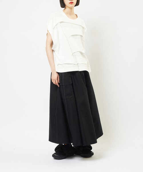 gomme（ゴム） スカート サイドラインフレアスカート : ZOZOTOWN Yahoo