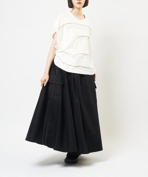 gomme（ゴム） スカート サイドラインフレアスカート : ZOZOTOWN Yahoo