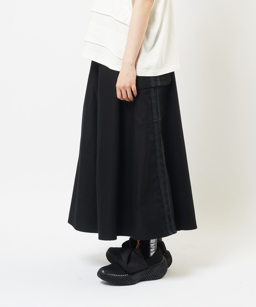 gomme（ゴム） スカート サイドラインフレアスカート : ZOZOTOWN Yahoo