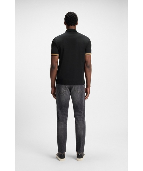BOSS（HUGO BOSS） ポロシャツ シルケットコットン スリムフィット