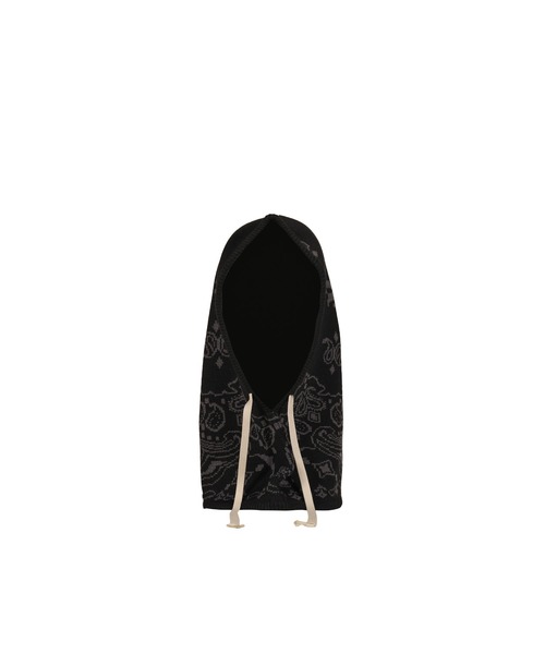 PAISLEY KNIT HOOD BALACLAVA