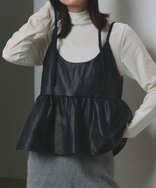 ad thie（アドティエ） キャミソール ヴィンテージライク へプラム