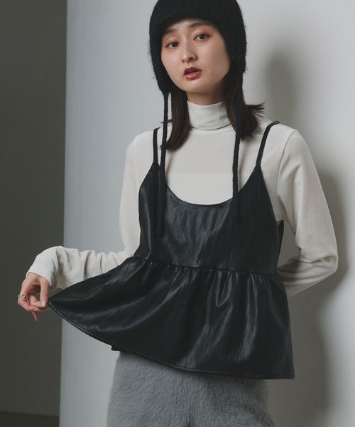 ad thie（アドティエ） キャミソール ヴィンテージライク へプラム