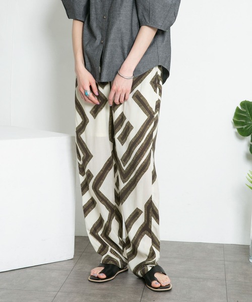 「KBF」 イージーパンツ ONE ホワイト系その他 レディース_画像8