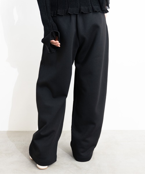 新品タグ付き　MIDVEIN スウェットパンツ　ブラック　サイズ2 MIDVEIN（ミッドヴェイン） スウェットパンツ ジャージ Curve sweat