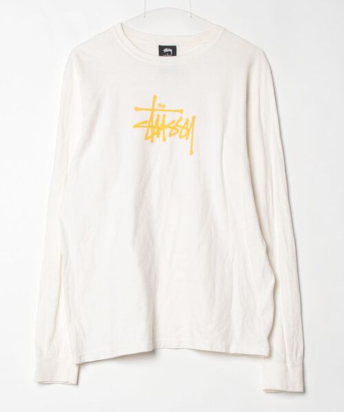 stussy クルーネック 長袖Tシャツ ホワイト STUSSY（ステューシー） 長袖Tシャツ S ホワイト メンズ : ZOZOTOWN