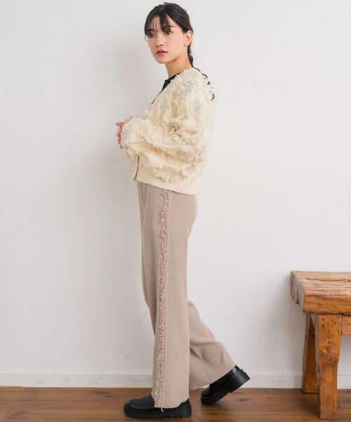 「RETRO GIRL」 イージーパンツ - ベージュ レディース_画像5