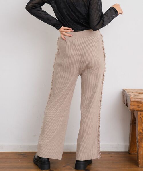 「RETRO GIRL」 イージーパンツ - ベージュ レディース_画像10
