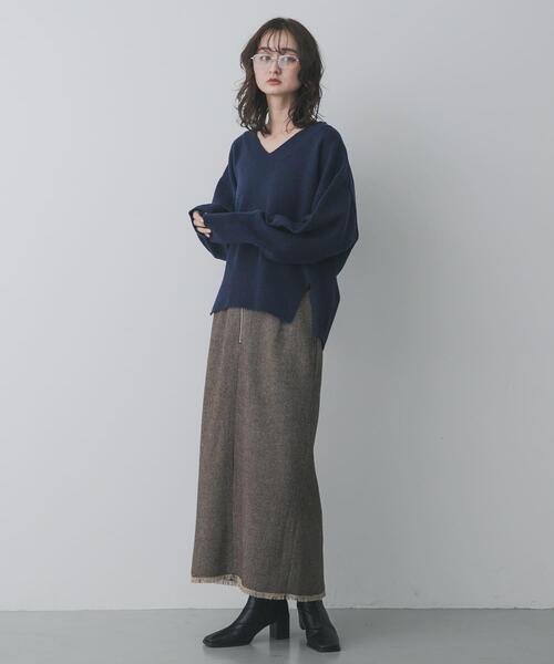 SENSE OF PLACE by URBAN RESEARCH ニット セーター 「洗濯可」サイド