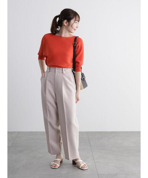 「Te chichi TERRASSE」 パンツ フリ- ブラック レディース_画像3