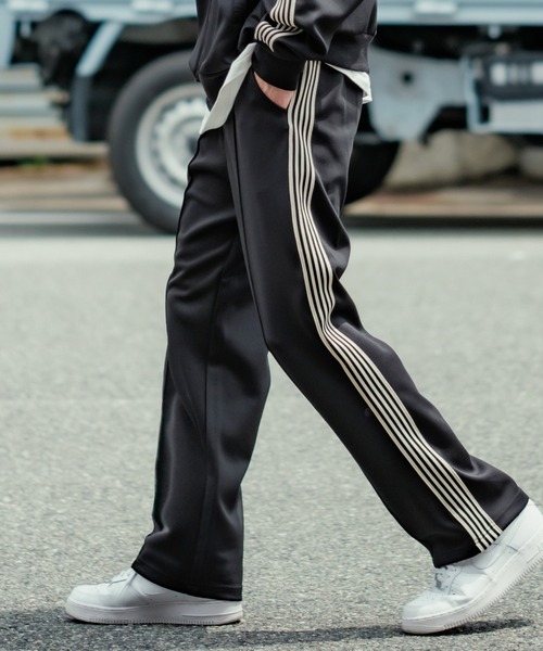 En serio TOKYO パンツ ラインジャージトラックパンツ メンズ
